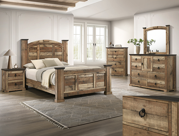 SETB6845 ELLA-MAE BEDROOM RECLAIMED NATURAL