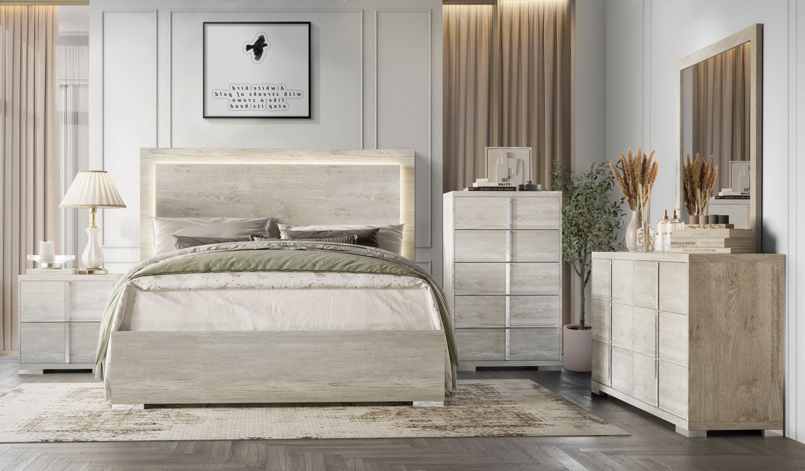 5pc Bedroom Set - Queen, King