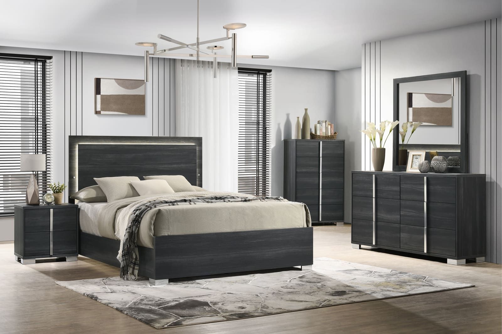 5pc Bedroom Set - Queen, King