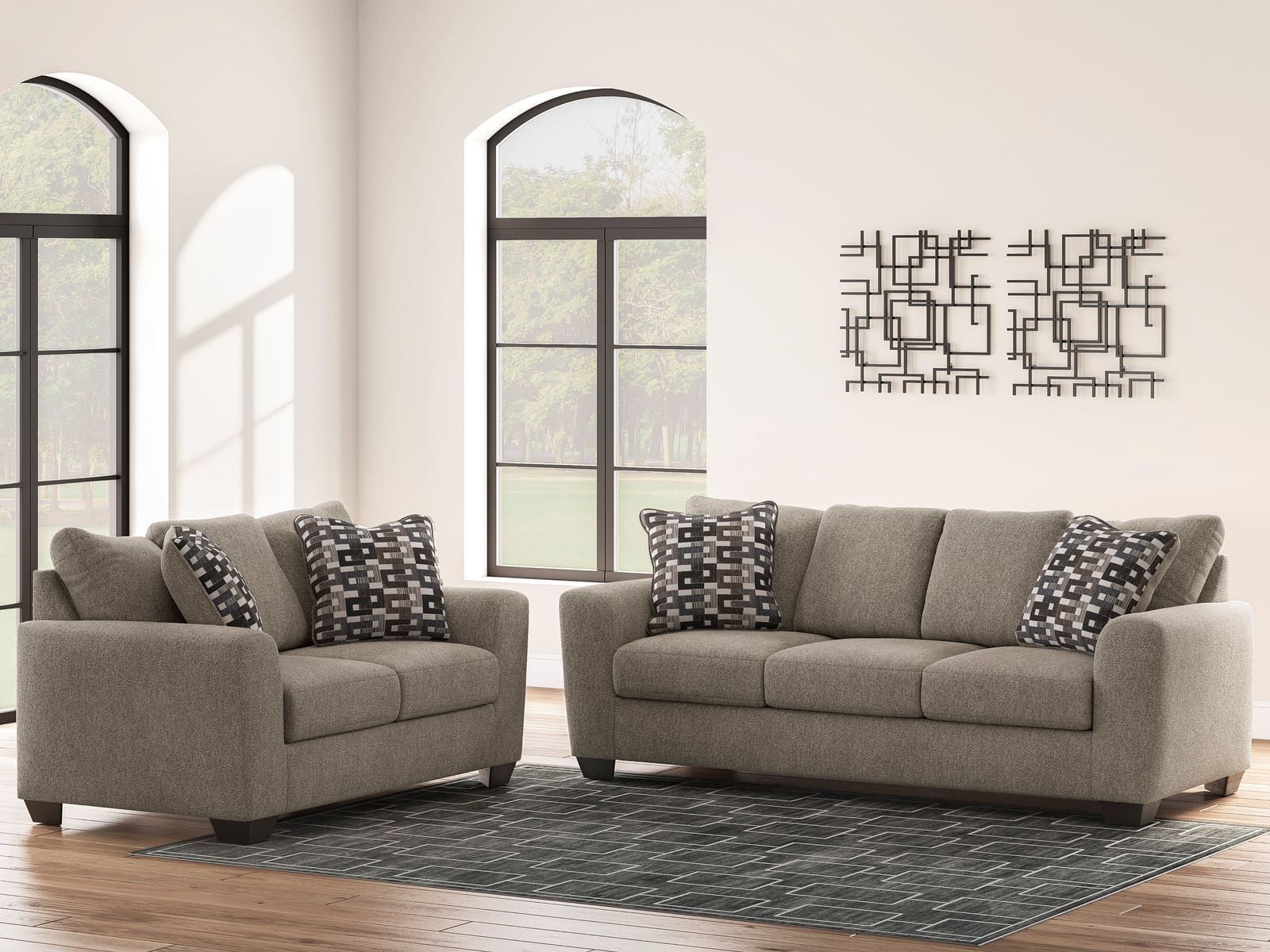 302-04 Sofa & Loveseat Set