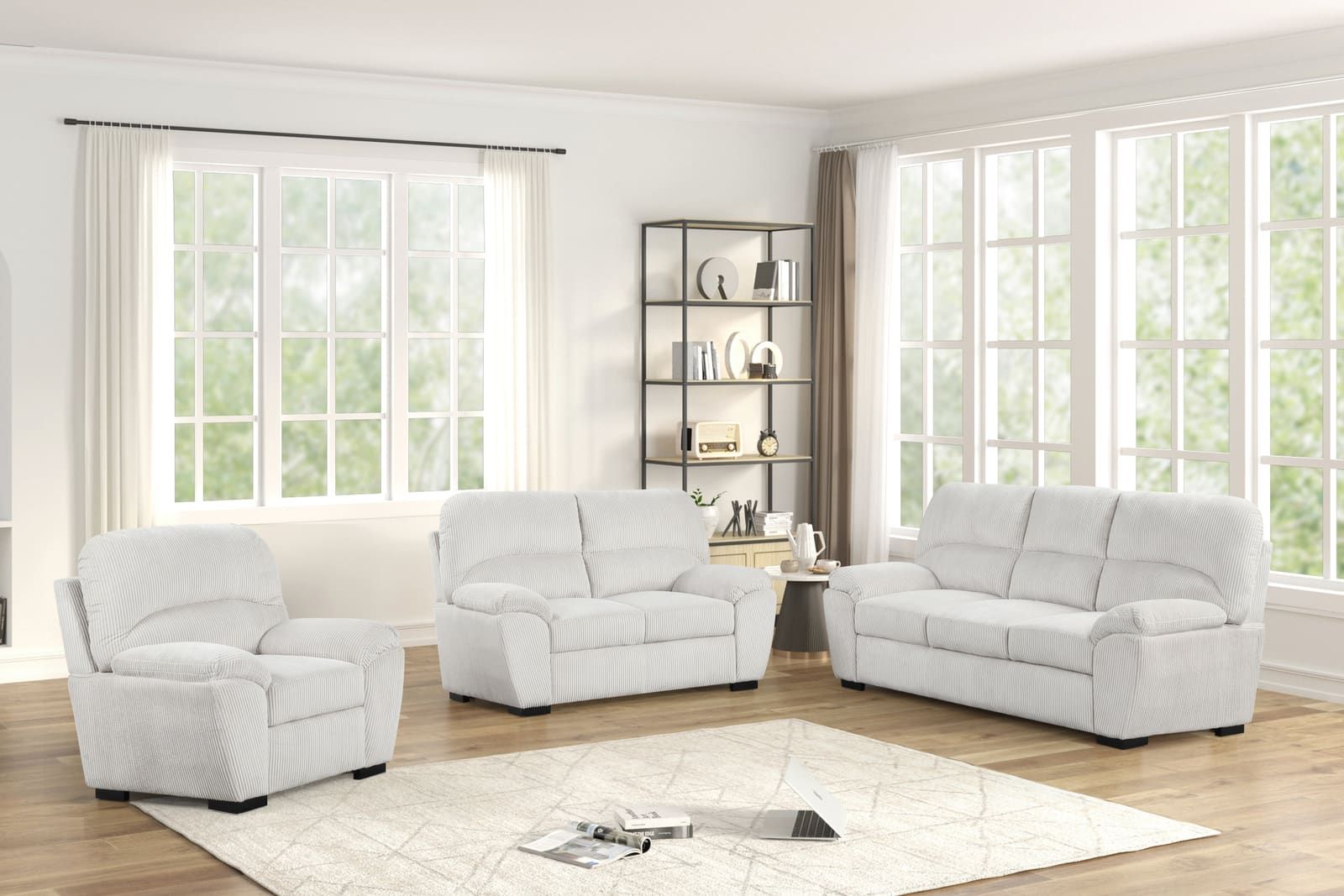 Tiffany20 - 2PC or 3pc Living Room Set