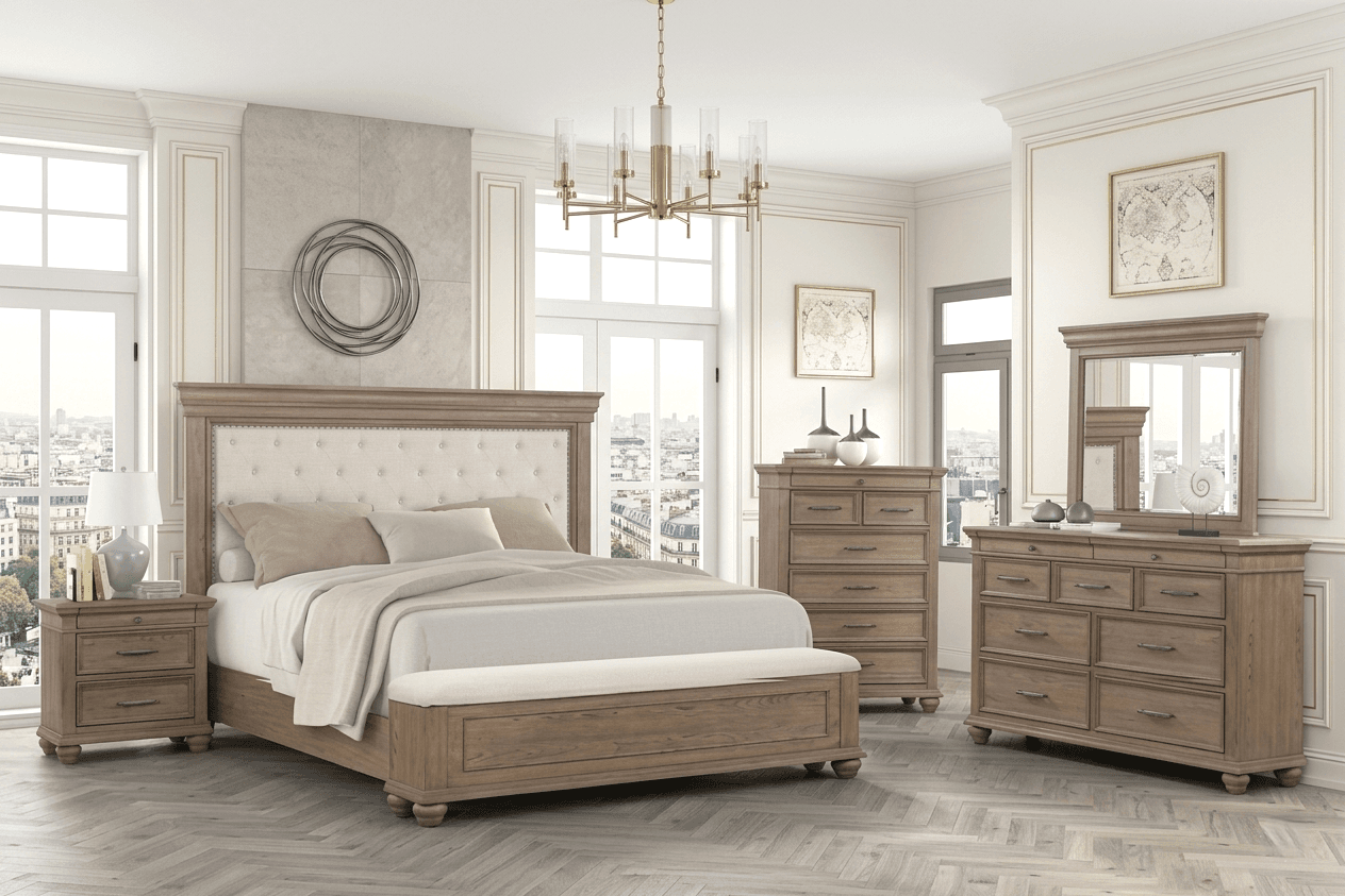 NASHVILLE - 4pc Bedroom Set - Queen, King