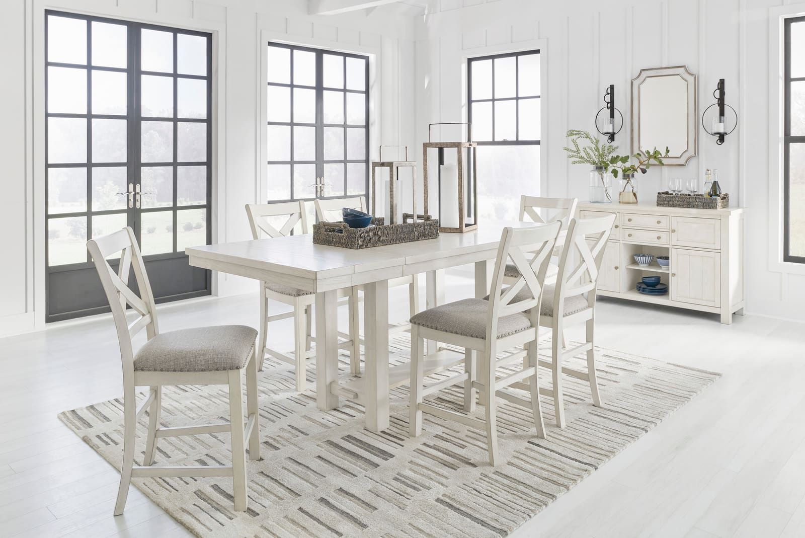 D642 Table & 6 Chairs Set