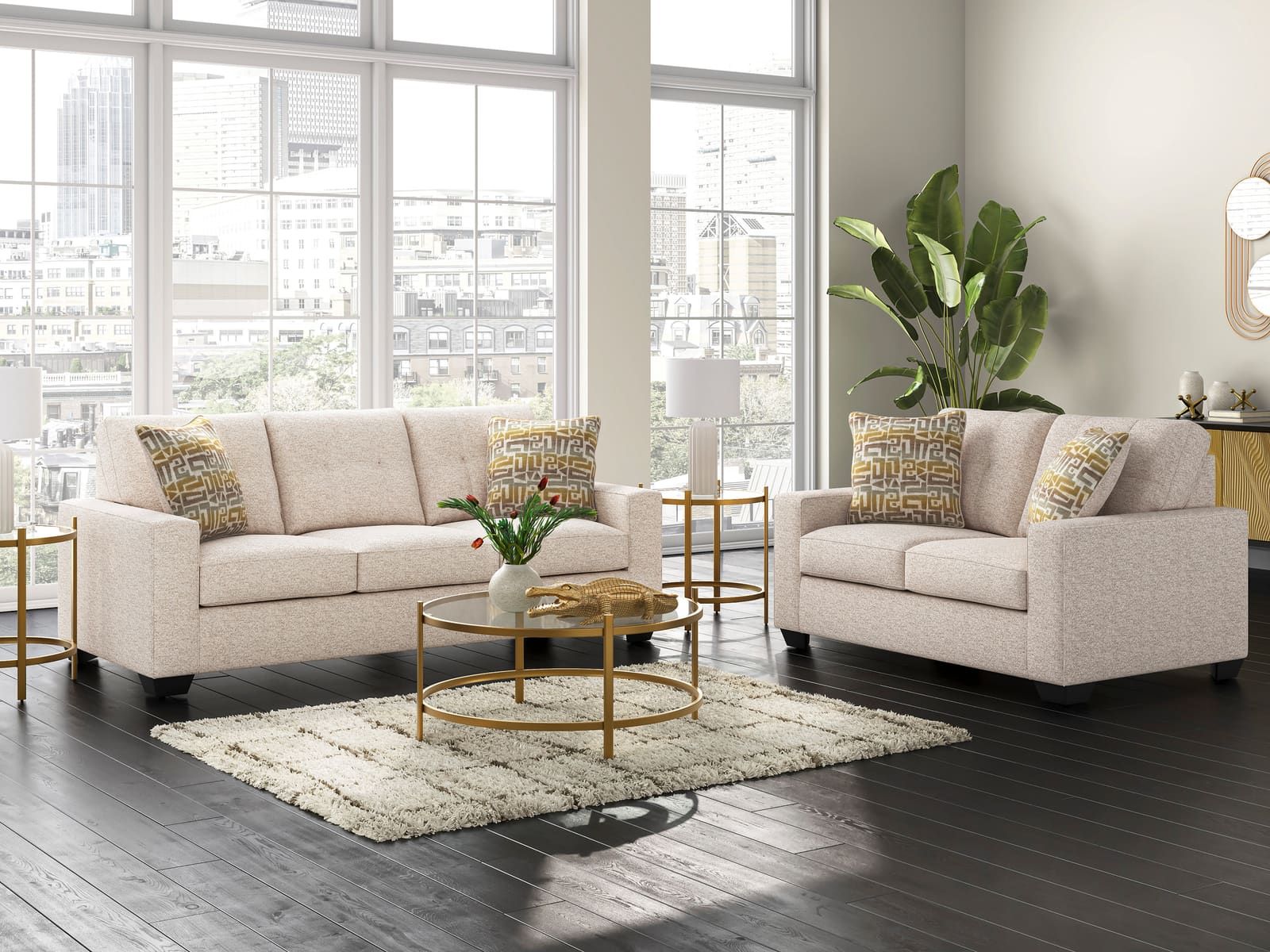 292-03 Sofa & Loveseat