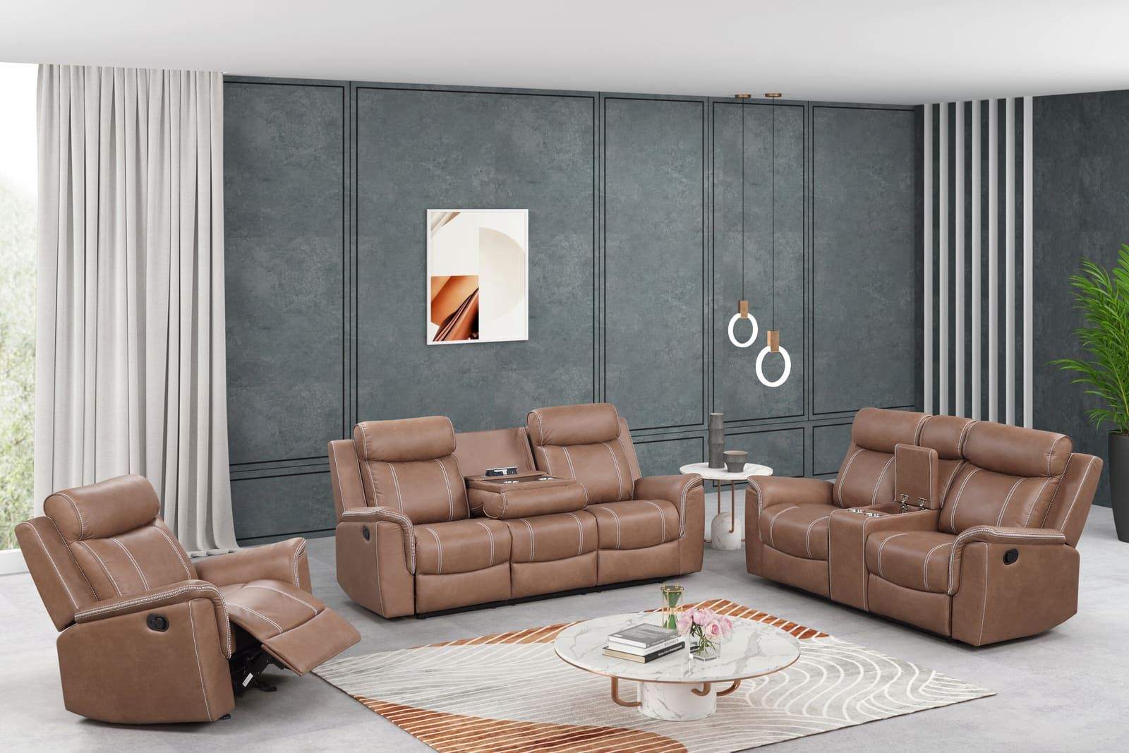 Sofia30 - 3pc Reclining Set