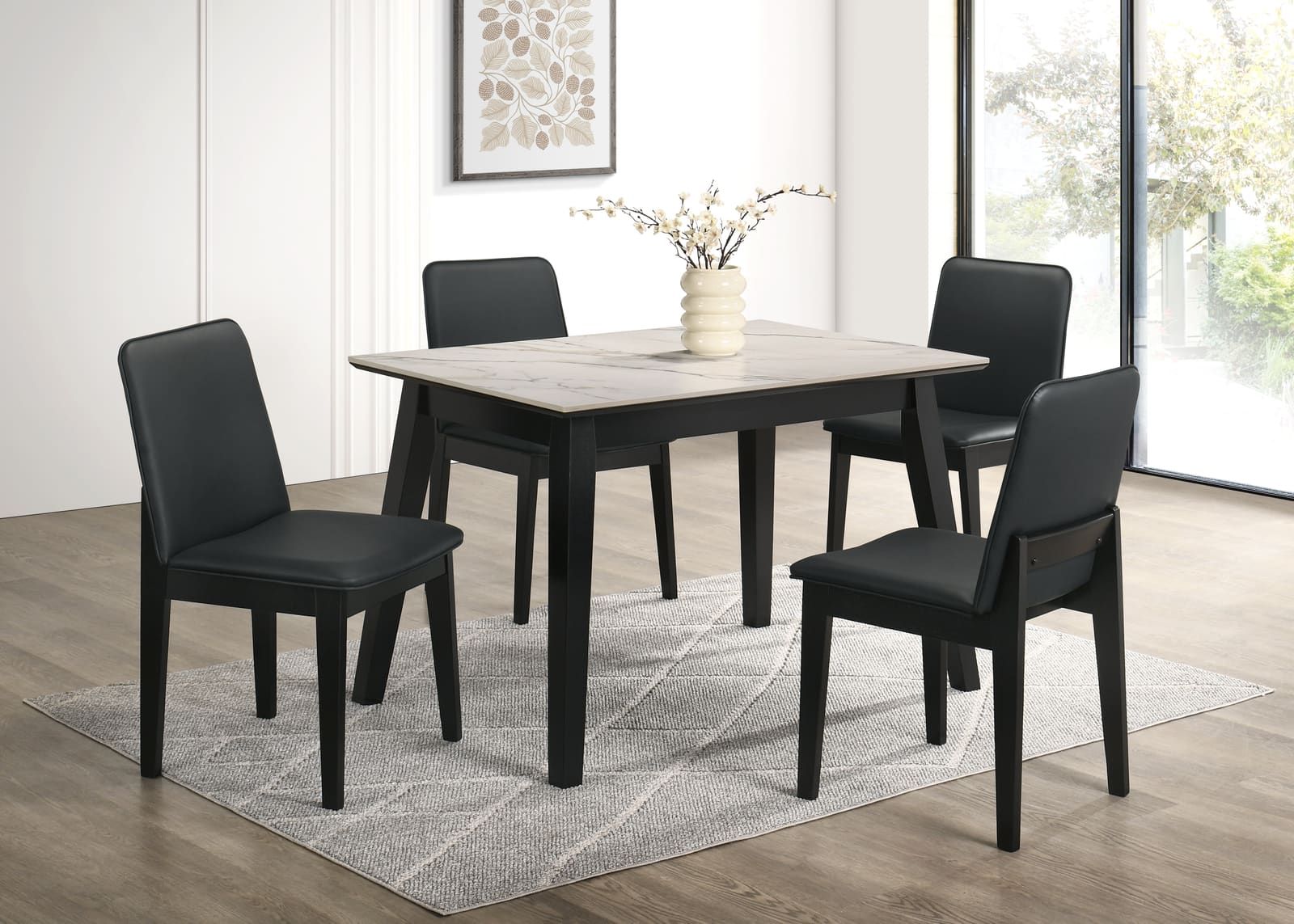 ALAN30 - Table & 4-Chairs