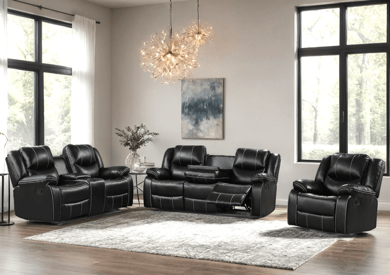 Carter Black - 3pc Reclining Set