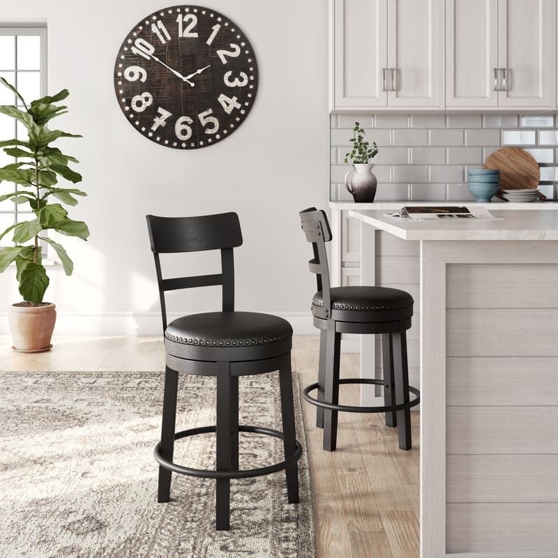 D546-624 - 24" COUNTERHEIGHT Swivel Barstool