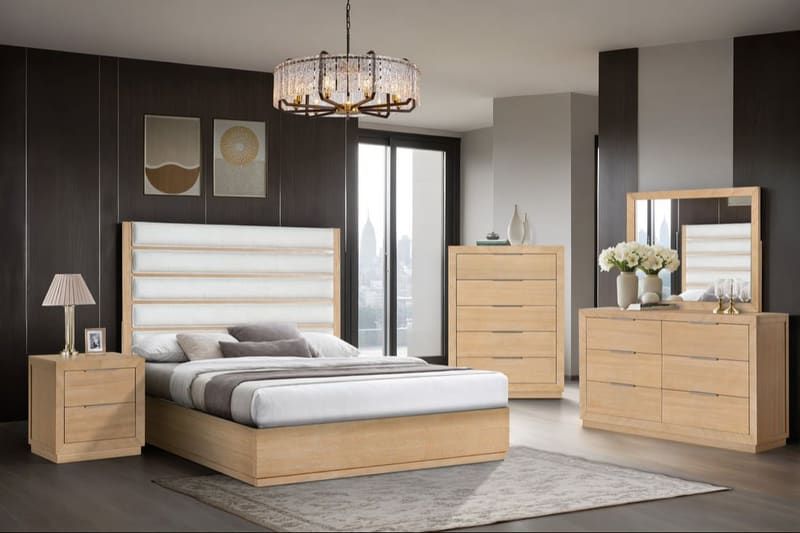 OSLO 4pc or 5pc Bedroom Set ONLY - Queen, King