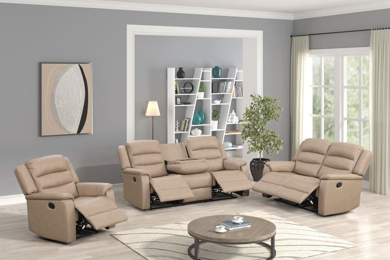 Hope Stone 3pc Reclining Set