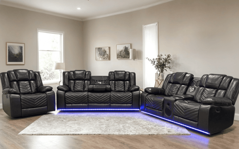 Ace Brown - 3pc Reclining Set