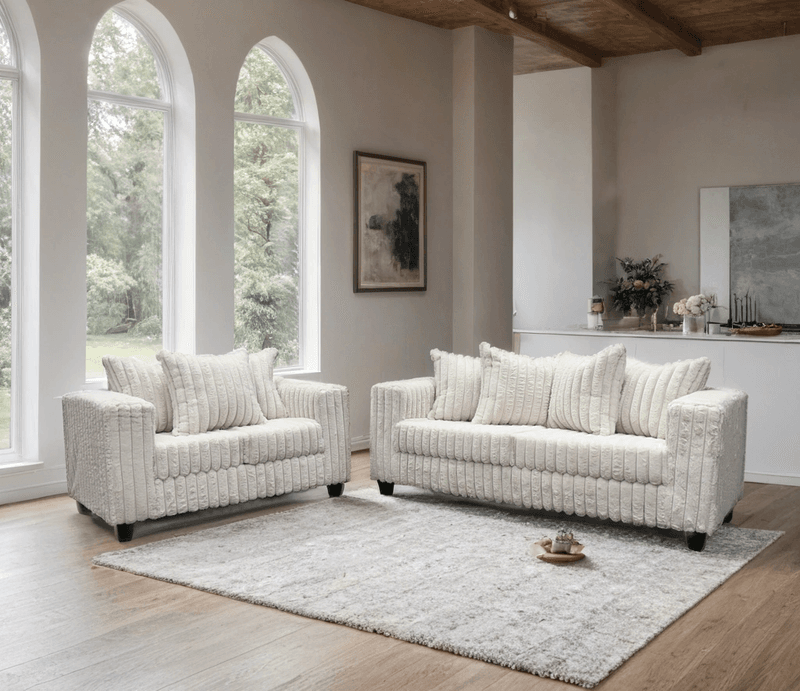 510 Cream - Sofa & Loveseat Set