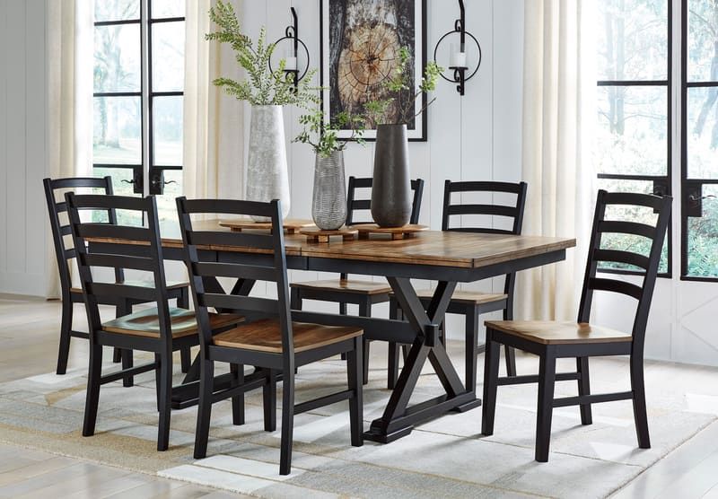 D634 - 7pc Dining Set