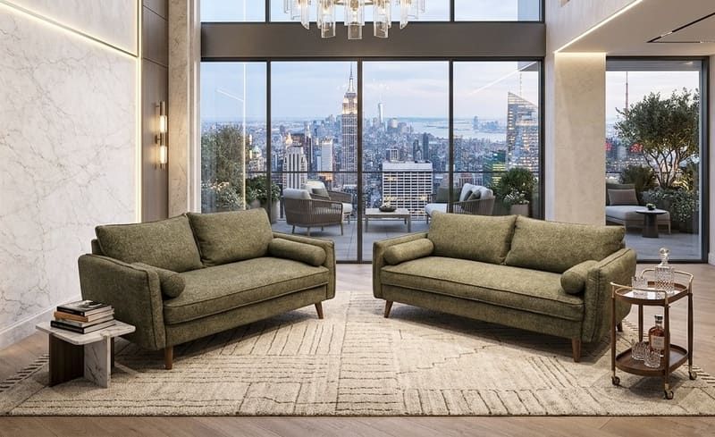 Vanti Green - 2PC Living Room Set