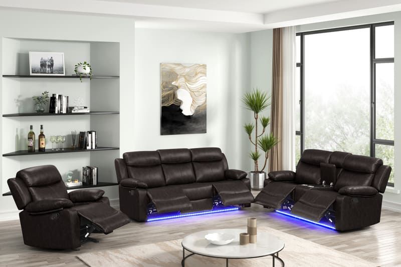 Aiden Brown- 3pc Reclining Set
