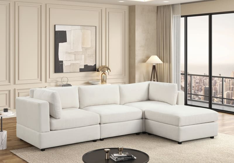 Milan Beige Modular Sectional