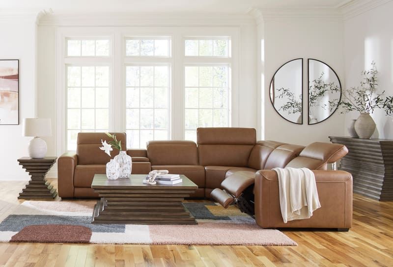 U107 - Modular Sectional (TOP GRAIN/POWER)