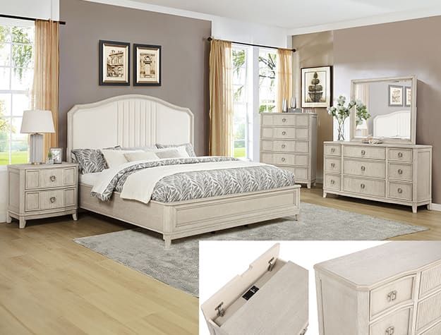 SETB1140 NAPOLI BEDROOM GROUP