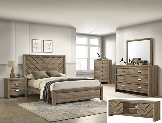 B9332-DESK VALOR WRITING DESK-LIGHT BROWN